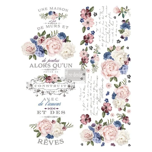 Decor Transfer RE DESIGN WITH PRIMA - LAVANDER COLLECTION BUSH