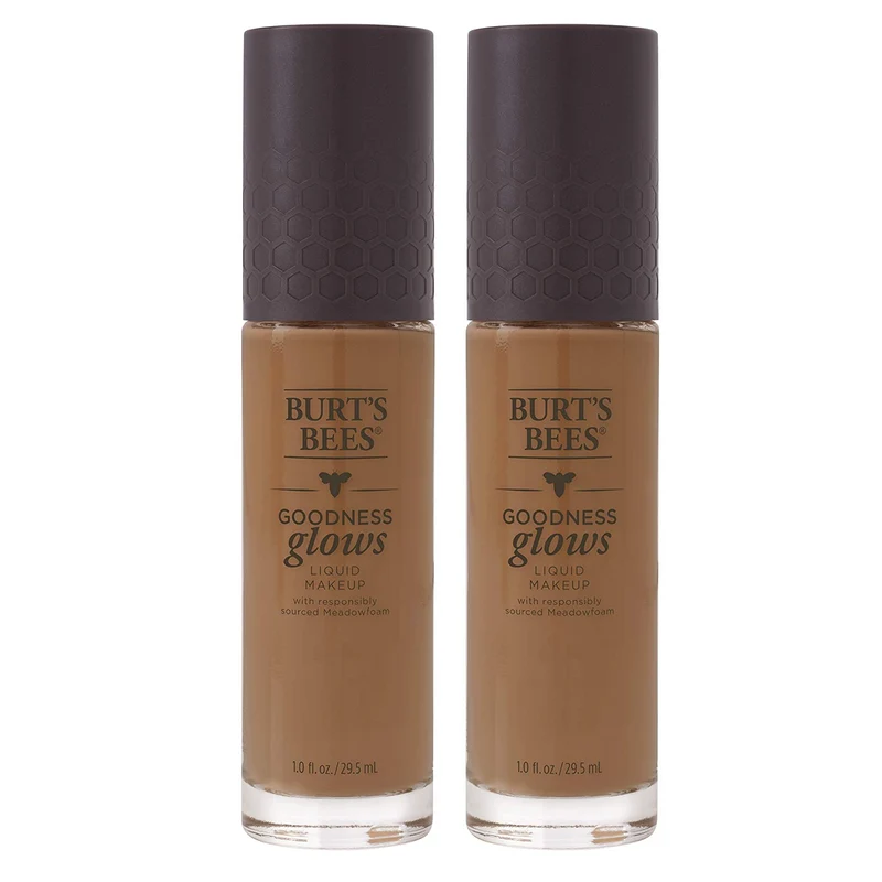 WHOLESALE BURT'S BEES GOODNESS GLOWS LIQUID MAKEUP 1 OZ (PACK OF 2) - CHESTNUT - 48 PIECE LOT