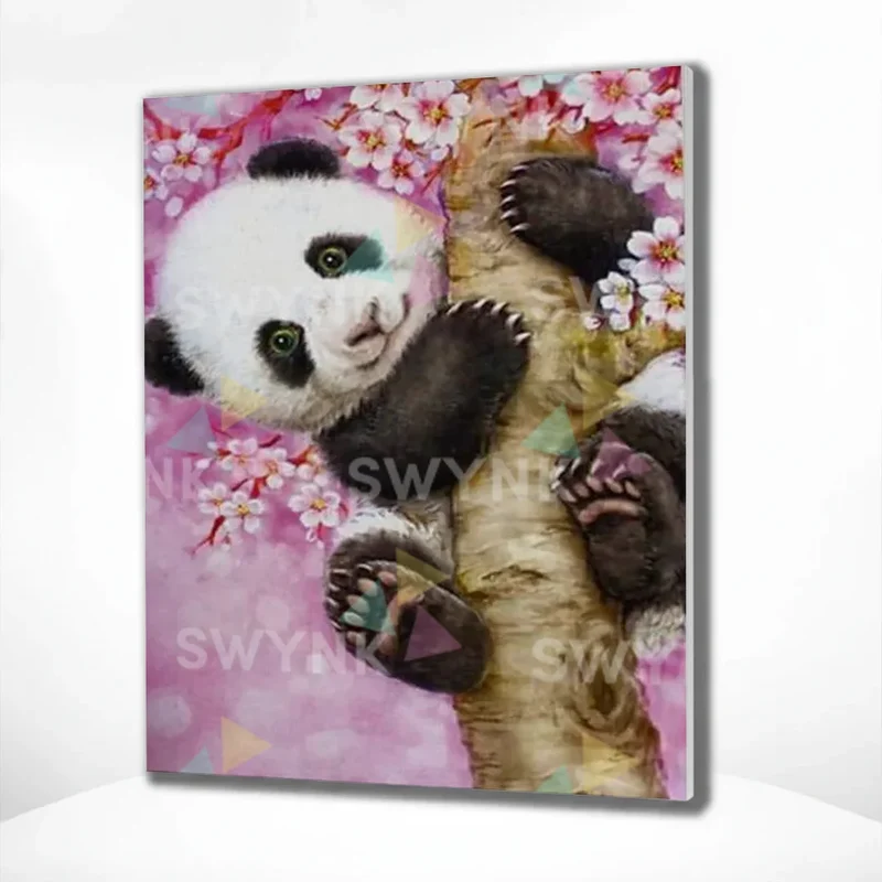 Painting by numbers Panda