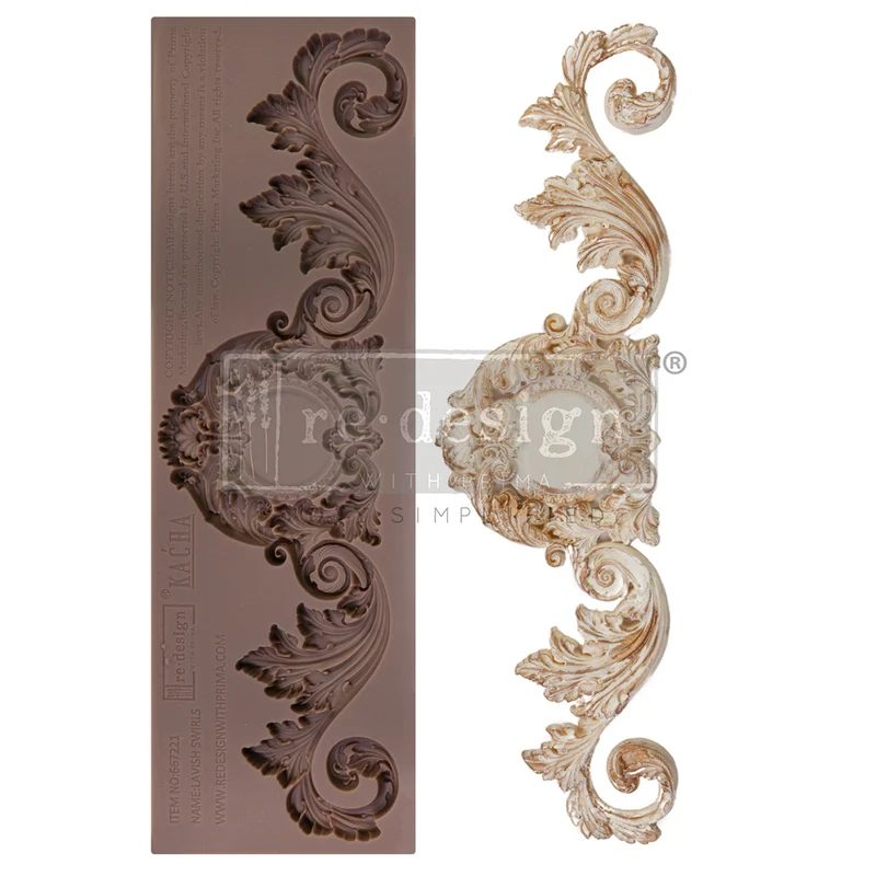Molde Re Design With Prima - Kacha - LAVISH SWIRLS