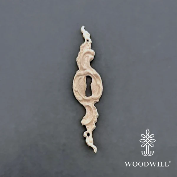 Wood Carving Decorative Lock 2 cm. x 8.5 cm