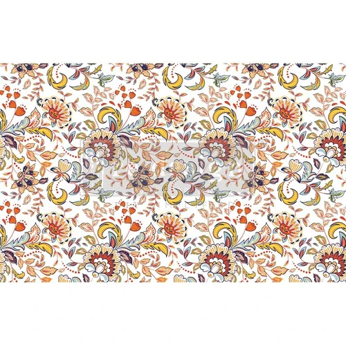 Papel Decoupage Re Design With Prima - TANGERINE SPRING