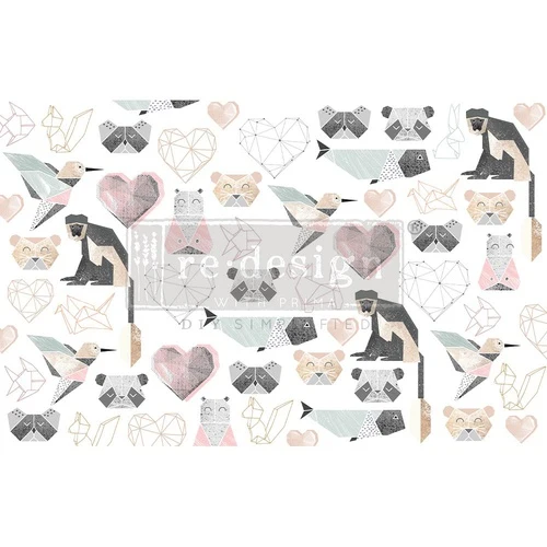 Papel Decoupage Re Design With Prima - ORIGAMI LOVE