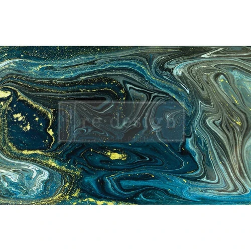 Papel Decoupage Re Design With Prima - NOCTURNAL MARBLE