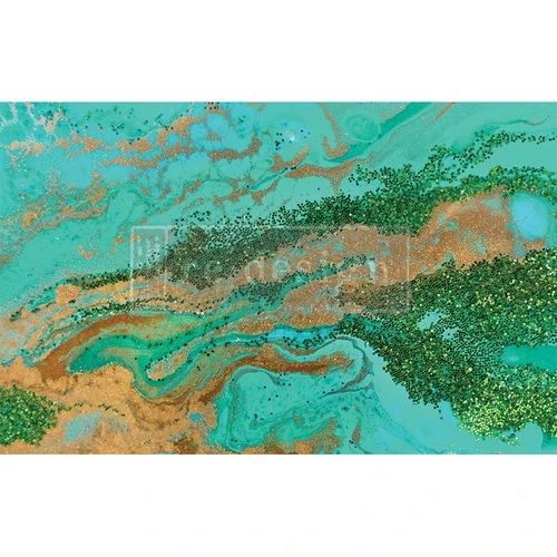 Papel Decoupage Re Design With Prima - PATINA COPPER
