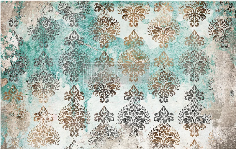 Papel Decoupage Re Design With Prima - PATINA FLOURISH