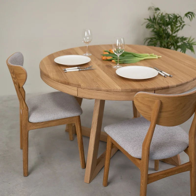 Escandi Atelier Solid Oak Extendable Dining Table | NordicStory