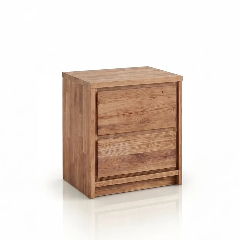 Solid Oregon Oak Nightstand | NordicStory