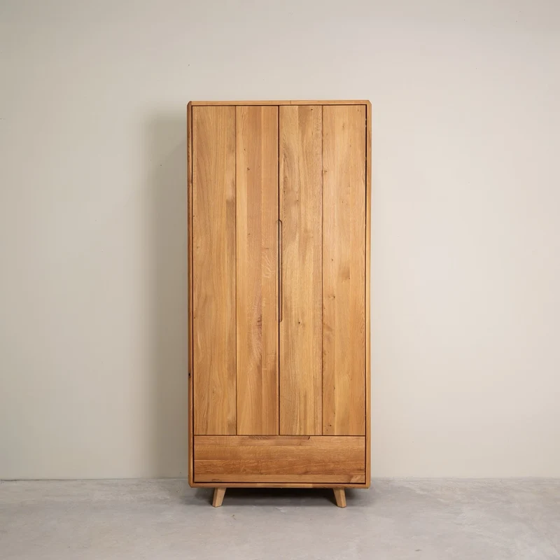 Geneva solid oak wardrobe | NordicStory