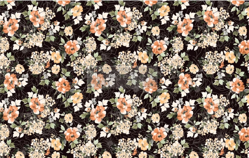 Papel Decoupage Re Design With Prima - MIDNIGHT AMBER