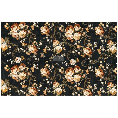 Papel Decoupage Re Design With Prima - DARK FLORAL
