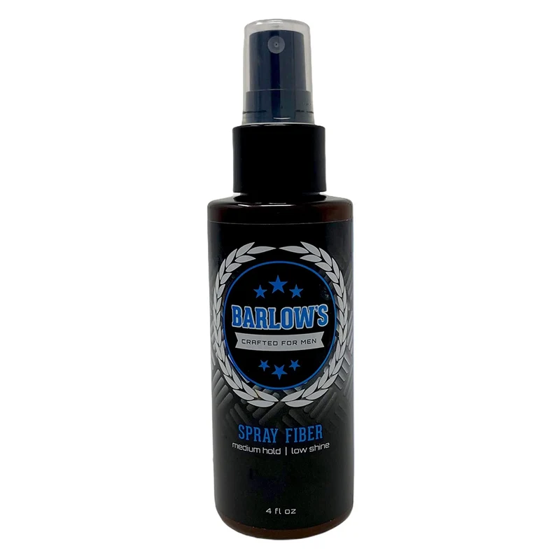WHOLESALE BARLOW'S CRAFTED FOR MEN SPRAY FIBER MEDIUM HOLD LOW SHINE 4 OZ - 48 PIECE LOT LP