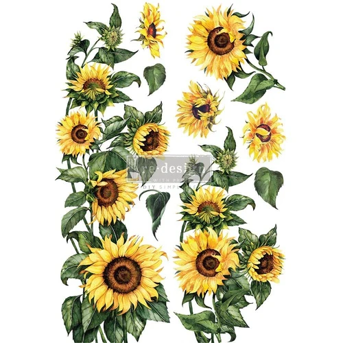 Decor Tranfer RE DESIGN WITH PRIMA - SUNFLOWER