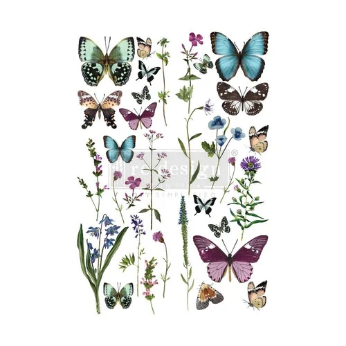 Decor Tranfer RE DESIGN WITH PRIMA - BUTTERLY OASIS