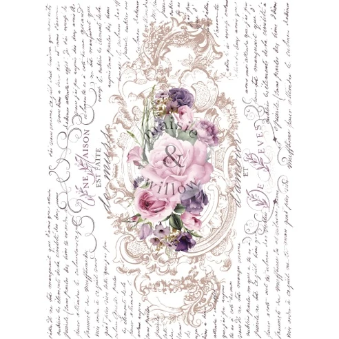 Decor Tranfer RE DESIGN WITH PRIMA - FLORAL POEMS