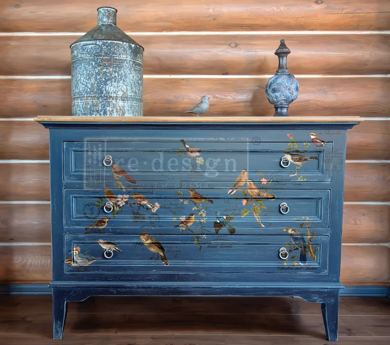 Decor Tranfer RE DESIGN WITH PRIMA - POSTAL BIRDS