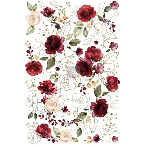 Decor Tranfer RE DESIGN WITH PRIMA - MIDNIGHT FLORAL