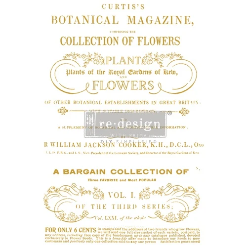 Decor Tranfer RE DESIGN WITH PRIMA - FLOWER COLLECTOR