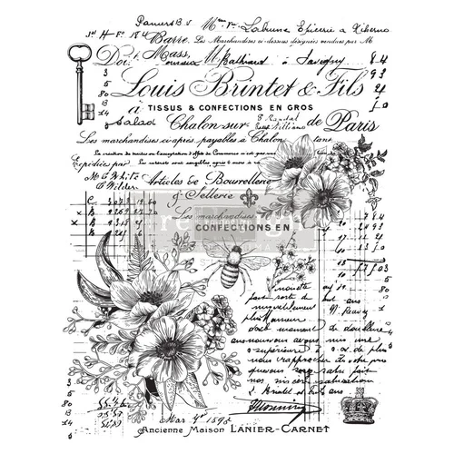 Decor Tranfer RE DESIGN WITH PRIMA - LOVELY LEDGER