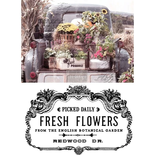 Decor Tranfer RE DESIGN WITH PRIMA - FRESH FLOWERS