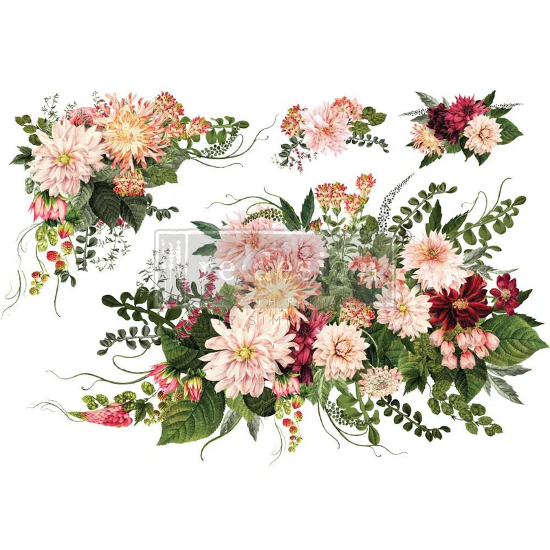 Decor Tranfer RE DESIGN WITH PRIMA - DAHLIA FOREVER