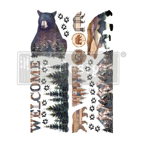 Decor Transfer RE DESIGN WITH PRIMA - CABIN GETAWAY