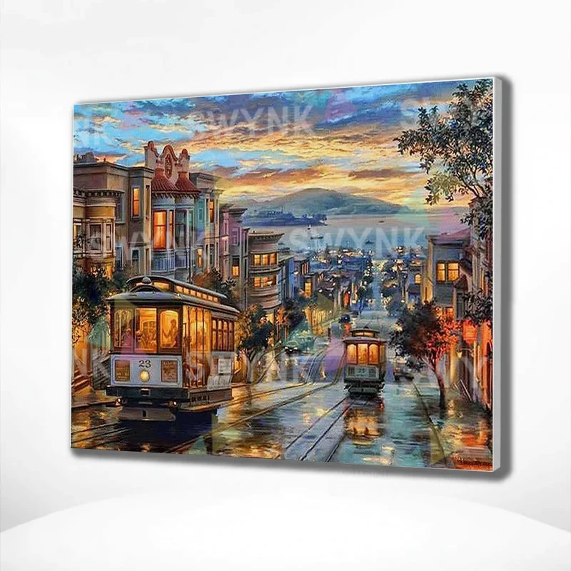 Painting by numbers San Francisco