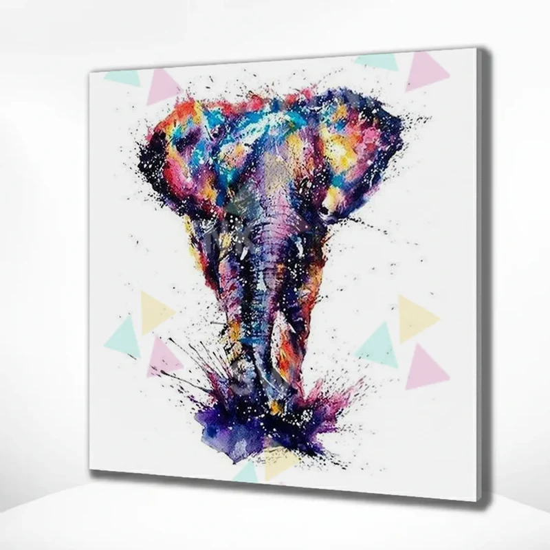 Painting by numbers Elephant