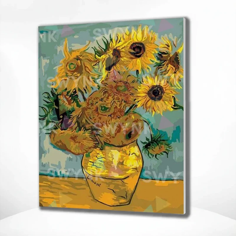 Painting by numbers Sunflowers Van Gogh