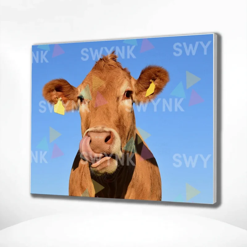 Painting by numbers Cow