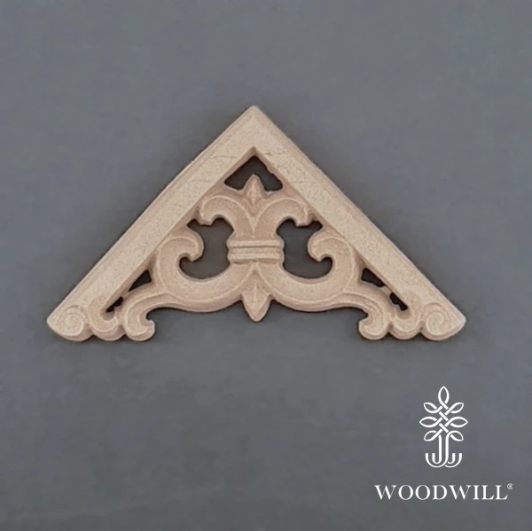 Wood Carving Decorative Corner 5.9cm X 5.9cm