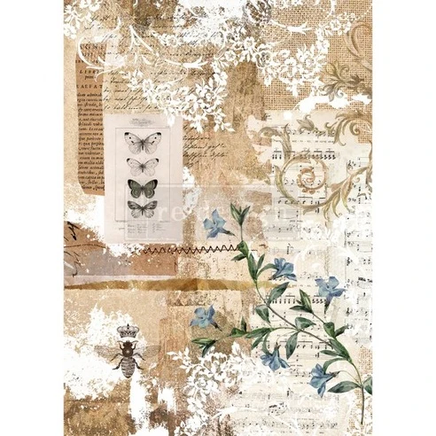 Papel Decoupage Re Design With Prima - BOTANICAL SONATA