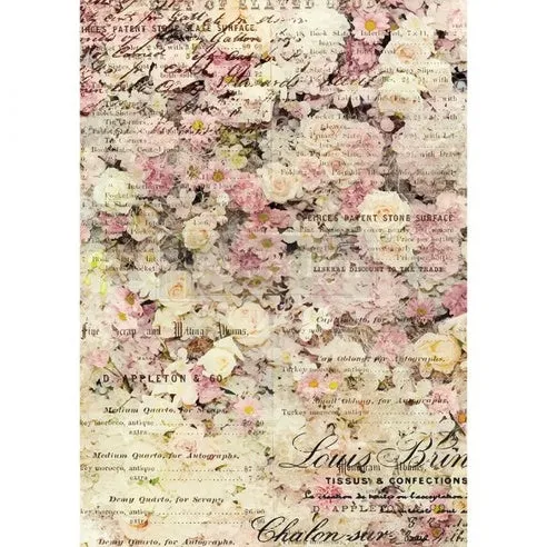 Papel Decoupage Re Design With Prima - FLORAL & DREAM