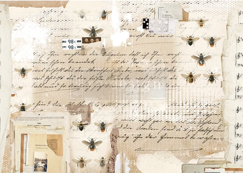 Papel Decoupage Re Design With Prima - MYSTERIOUS NOTES