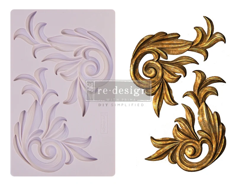 Molde Re Design With Prima - ANTIQUE SCROLLS