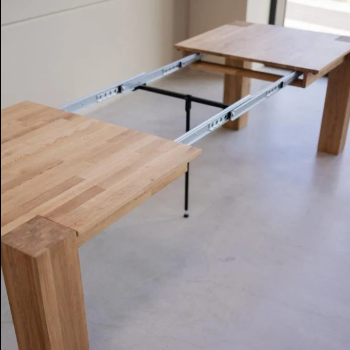 Set of solid wood table Ontario and 6 chairs Provance | NordicStory