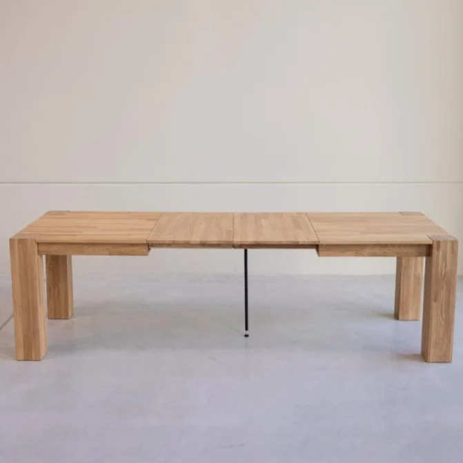 Set of solid wood table Ontario and 6 chairs Provance | NordicStory
