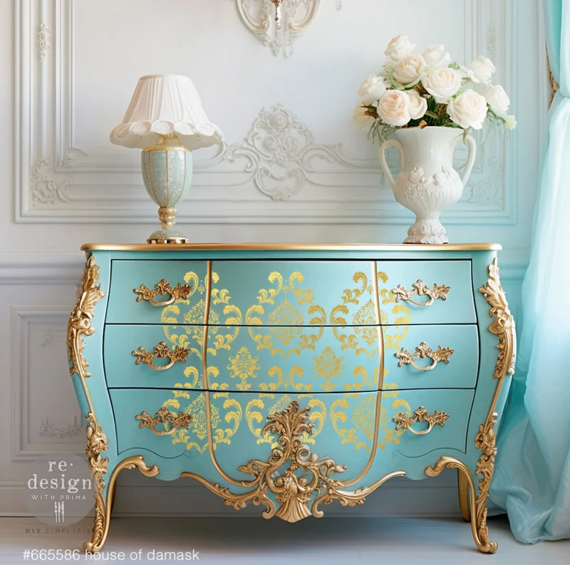 Decor Transfer RE DESIGN WITH PRIMA - Gold Foil Kacha - House of Damask