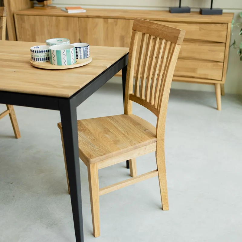 Set of 2 or 4 Solid Provence Oak Dining Chairs | NordicStory