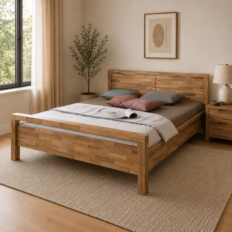 Next solid oak bed | NordicStory