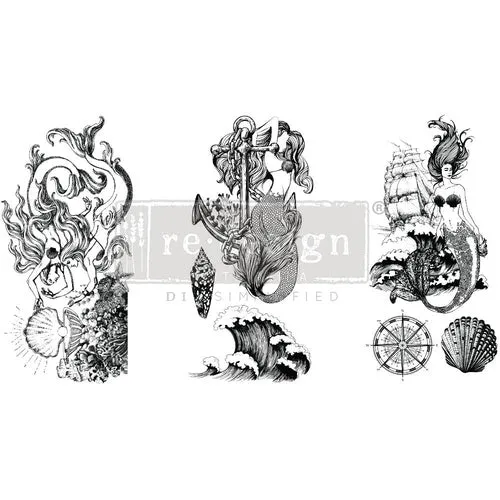 Decor Transfer RE DESIGN WITH PRIMA - Mermaid Treasure