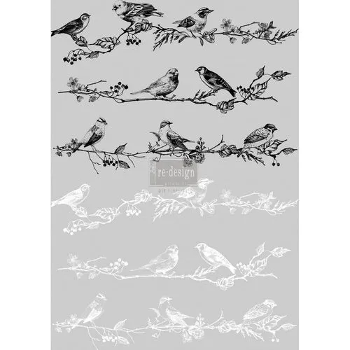 Decor Transfer RE DESIGN WITH PRIMA - Birds Berries