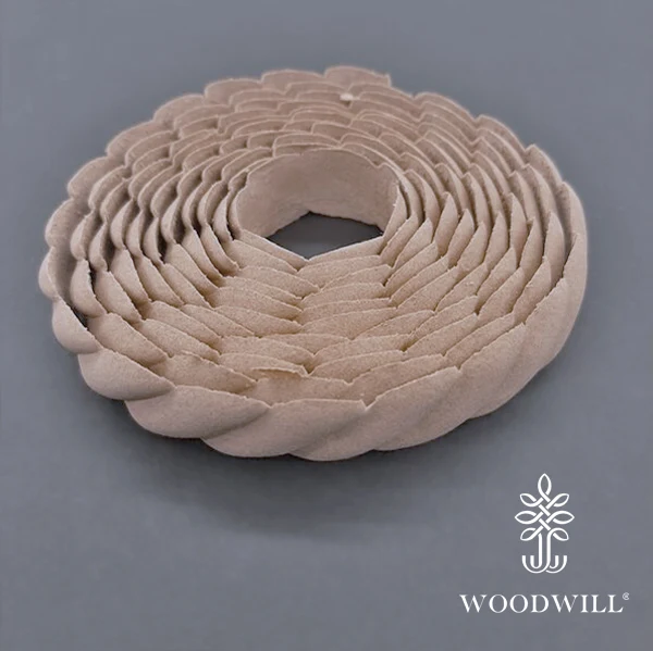Wood Carved Flexible Trimm 215 Cm X 1.5 Cm