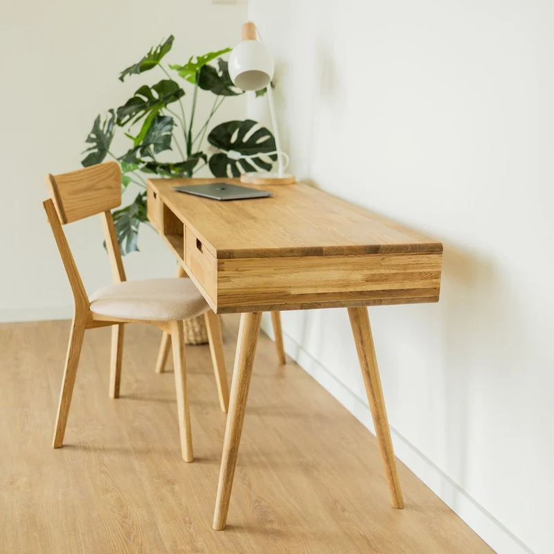 Scandi 5 solid oak desk | NordicStory
