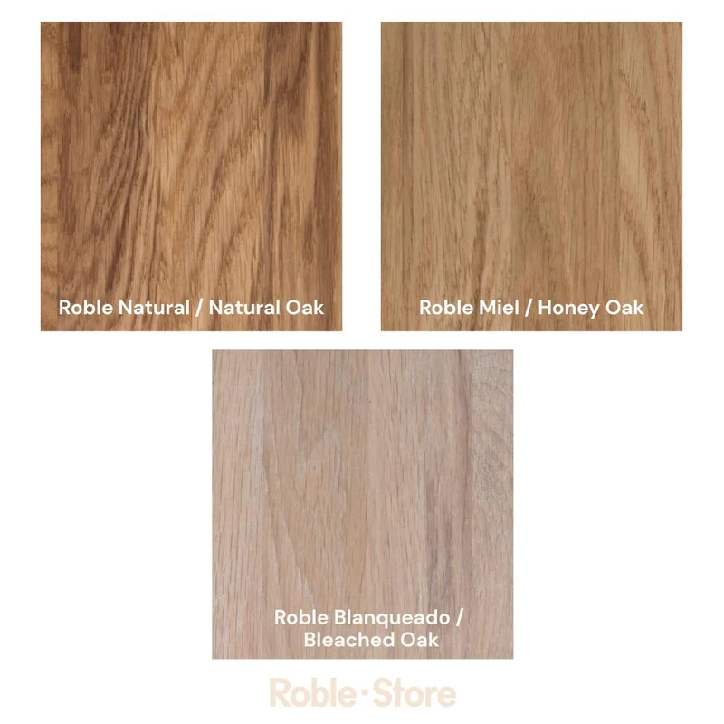 Solid oak wood color samples | NordicStory
