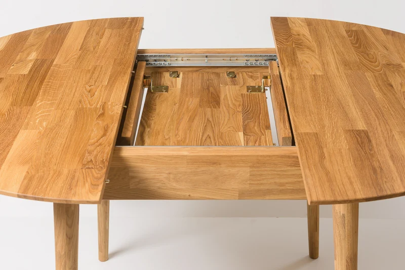 Scandi 4 solid oak extendable dining table | NordicStory