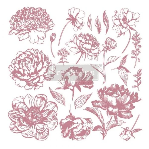 Sello Re Design With Prima LINEAR FLORAL