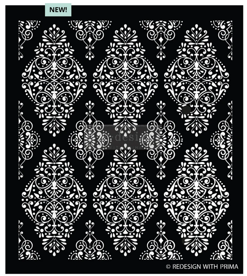 Redesign Stencil - Diamond Flourish
