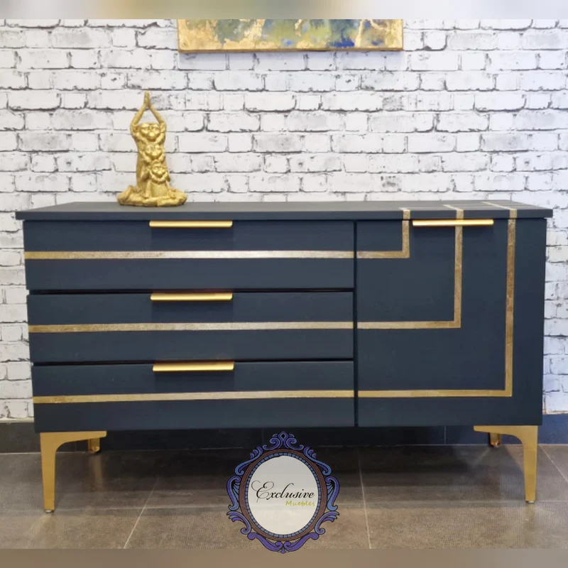 Mueble Auxiliar Black Gold