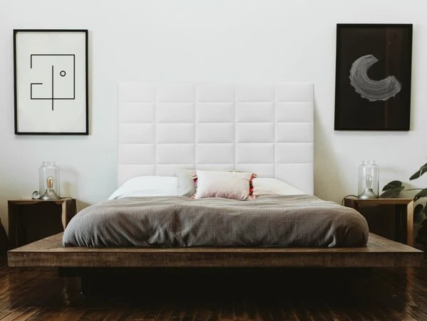 Aitana. Cabecero de Cama. Polipiel. Alto: 117 cm (para 135 o 150)